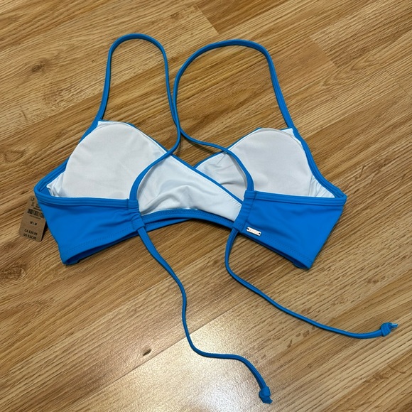 NWT ✨ Aqua Blue 2 piece swimwear set from PINK - Top size M / bottoms size L - Picture 4 of 11